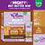 Plum Organics Mighty Nut Butter Bars - Almond Butter - 0.67 oz Bars (Pack of 40) - Organic Toddler Food Multigrain Snack Bars