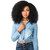 Sensationnel Curls Kinksandco Lace Wig - The Game Changer Wide Lace Part Wig With Natural Preplucked Hairline for Natural 3C to 4C Hair Textures (T1B
