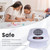 Gegong Air Nail Dryer with Automatic Sensor, 300W Timing Fan Blow for Both Hands and Feet, Warm & Cool Wind Blower Regular Polish, Home Salon Use No