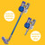 Casdon Dyson Cordless Vacuum Blue | Interactive & Officially Licensed Toy Dyson Vacuum For Children Aged 3+ | Realistic Role-Play Fun!