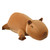 SQEQE Weighted Capybara Plush, Weighted Capybara Stuffed Animal, Cute Plushies Soft Pillow Toy Gift for Kids Adults 9.8 Inch, 0.8 Lbs