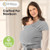 KeaBabies Baby Wrap Carrier - All in 1 Original Baby Carrier Newborn to Toddler Sling, Easy to Wear, Hands Free Bonding, Lightweight, Breathable Infa