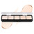Graftobian HD Glamour Crème Foundation Palette (Ultra-Lights) - High Definition 5 Color Makeup Palette, Cream Based Foundation Concealer and Contour