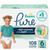 Pampers Pure Protection Baby Diapers, Size 6 (35+ lbs), 108 Count, Up to 100% Leakproof, Premium Plant-based Skin Protection, Hypoallergenic Soft Dia