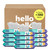 Hello Bello Extra Gentle Unscented Baby Wipes, Plant Based, Made with 99% Water and Aloe for Babies and Kids, 720 Count