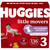Huggies Size 3 Diapers, Little Movers Baby Diapers, Size 3 (16-28 lbs), 136 Count, Packaging May Vary