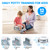Orzbow Portable Potty Training Toilet, Travel Potty Seat for Toddler Boys Girls with Splash Guard, Potty Training Essentials, Foldable, Includes Free