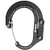 GEAR AID HEROCLIP Carabiner Clip and Hook (Small) for Purse, Stroller, and Backpack, Stealth Black