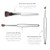 Trish McEvoy Brush 29 Tapered Blending - Eyeshadow makeup brush bespoke tapered crease contour brush