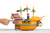 Super Mario Deluxe Bowser's Air Ship Playset with Mario Action Figure  Authentic in-Game Sounds & Spinning Propellers