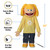 Katie, Peach Girl, Full Body, Ventriloquist Style Puppet, (25 Inches)