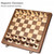 ELONGDI 15" Wooden Chess Set with Magnetic Pieces - Extra Queens - Folding Chessboard Portable Travel Tournament Chess Board Games for Adults Kids