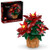 LEGO Icons Poinsettia Building Sets for Adults - Artificial Flowers for Decoration - Festive Holiday Flowers for Table Centerpiece - 10370