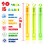 INSCRAFT Bubble Wand, 90 Pack Mini Bubble Wands Bulk 15 Colors for Halloween, Summer Toys, Wedding, Outdoor Indoor Activity Use, Bubbles Party Favors