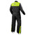 REV'IT! Pacific 4 H2O Motorcycle Rain Suit (Black/Neon Yellow - X-Large)