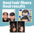 Hair Illusion Dark Brown Real Hair Fibers for Thinning Hair - 100% Natural Texture, Non Synthetic Hair Fibers - Bald Spot Cover Up for Women & Men -