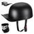 Yesmotor Baseball Motorcycle Helmet Half Cap for Bike Cruiser Chopper Moped Scooter- Dot Approved (Matte Black, XL)