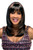 Vivica A. Fox CHARLI-V, Heat Resistant Fiber, Pure Comfort Cap, Long Layered Straight Wig with Curved Ends, Center Skin Part, Comfortable Full Wig (1