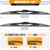 AUTOBOO 22"+22"Windshield Wipers Replacement for Ford F150 F250 F350 F450 F550 2025-2021 2020 2019 2018 2017 2016 2015 2014 2013 2012 2011 2010 2009