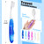 Nuogo 100 Pack Travel Folding Toothbrushes Bulk Portable Pocket Toothbrush Travel Accessories in 6 Colors for Kids Adult Camping Hiking