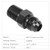 EVIL ENERGY 6AN Male Flare to 1/4" NPT Pipe Fitting Adapter Aluminum Straight Black 2PCS