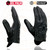 Milwaukee Leather Men's Black Leather Reflective Skull Motorcycle Hand Gloves W/Gel Padded Palm MG7570 - Large