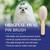 Chris Christensen 35 mm Oval Pin Dog Brush, Original Series, Groom Like a Professional, Stainless Steel Pins, Lightweight Beech Wood Body, Ground and