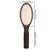 Redecker Maple Pin Oval Wooden Hairbrush with Oiled Thermowood Handle, 8-1/2-Inches
