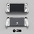 Skull & Co. GripCase OLED Bundle: A Dockable Transparent Protective Case with Replaceable Grips [to fit All Hands Sizes] for Nintendo Switch OLED Mod