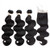 Beauhair Brazilian Virgin Hair Body Wave 3 Bundles with Closure (12 12 12+10 Free Part Closure) 8A Unprocessed Brazilian Body Wave Bundles with Lace
