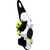 Mobius X8 Wrist Brace-White/Acid Yellow-S/M