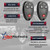 Car Key Fob Keyless Entry Remote with Ignition Key fits Chevy Silverado Avalanche Traverse / GMC Sierra Acadia / Pontiac Torrent / Suzuki XL-7, Set o