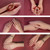 linmin 1 Pair of Life-Size Silicone Female Models Hand Display Jewelry Display Art Sketches, etc. (Pink Nails)