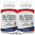 Justified Laboratories (2 Pack Blood Balance Advanced Formula 620MG Formula Supplement Pills 120 Capsules