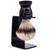 Parker Silvertip Badger Shaving Brush with Resin Handle & Resin Stand | 22mm Soft Knot for Rich Lather | Handcrafted Brush for Shave Cream or Soap |