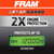 FRAM Extra Guard Flexible Panel Engine Air Filter Replacement, Easy Install w/Advanced Engine Protection and Optimal Performance, CA12289 for Select