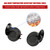 2PCS 300DB Super Loud Train Horns, 12V Waterproof Air Horns Replacement Kit, Car Air Electric Snail Double Horn, Automotive Accessories Universal for