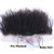 Ear To Ear 13x4" Top Full Frontal Lace Closure Mongolian Afro Deep Kinky Curly Human Hair Lace Front Closure with Baby Hair Free Part Bleached Knots
