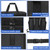 XIDIHF Double-Layer Desktop PC Tower Carrying Case, Travel Storage Bag for Computer Chassis, Keyboard, Mouse, Cables, and Accessories, Bag Only, Blac