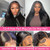 daparo 26inch Straight Lace Front Wigs Human Hair Pre Plucked 180% Density Glueless 13x4 HD Lace Frontal Wigs Human Hair Natural Hairline Brazilian V