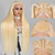 Alididi 613 Blonde Lace Front Wig - 13x4 150% Density Straight Lace Frontal Pre Plucked With Baby Hair HD Lace For Women (26 Inch, 13x4 Straight Lace