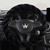 HighnessHwoo Luxury Fluffy Winter Car Steering Wheel Cover for Women Soft Warm Plush Cute Auto Accessories for Vehicle, Sedan, Universal, Fuzzy, Anti