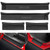 SUPAREE Door Sill Guards Kit fits JL Wrangler with Logo 1941, Black Rubber Door Entry Guards fits 2018-2025 Jeep JLU JT 4-Door Accessories Parts Door