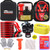 LIANXIN Car Roadside Emergency Kit, with Jumper Cables Automotive Kit,Car Safety Roadside Assistance Kit Headlamp,Tow Straps, Safety Hammers, Rainwea