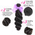 Loose Wave 3 Bundles with Closure Human Hair Bundles 8A Brazilian Virgin Human Hair Loose Wave Bundles with 4" 4" Lace Closure Free Part 100% Unproce