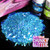 LEOBRO Holographic Chunky Glitter, 15 Colors Craft Glitter for Resin, Nail Body, Jewelry Arts and Crafts, with 5 Mixing Spoons