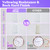 LET'S RESIN 80oz Crystal Clear Epoxy Resin Kit,Bubbles Free Casting Resin Supplies for Beginner,Molds,Jewelry,Resin and Hardener with 6 Mica Powders,