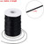 1.5mm/ 100 Yards Black Nylon Rope Weave Bracelet Making Lift Shade Cord ? Blind Shade Mini Blind Cord Replacement String for Braided Necklaces,Garden