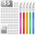 55 Pack Exacto Knife, Hobby Knife Set with 5 Craft Knives and 50 Precision Knife Blades(#11) for Art,Scrapbooking,Carving, DIY, Cutting, Stenciling b