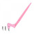 uxcell Craft Cutting Tools, 360 Degree Rotating Blades Stainless Steel Cutter with 15 30 45 Degree Blade for DIY Crafts Stencils Scrapbooks, Pink